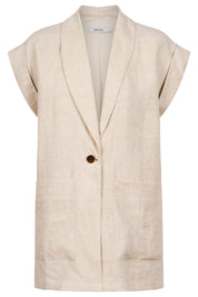 Maris Blazer Vest - Tusk