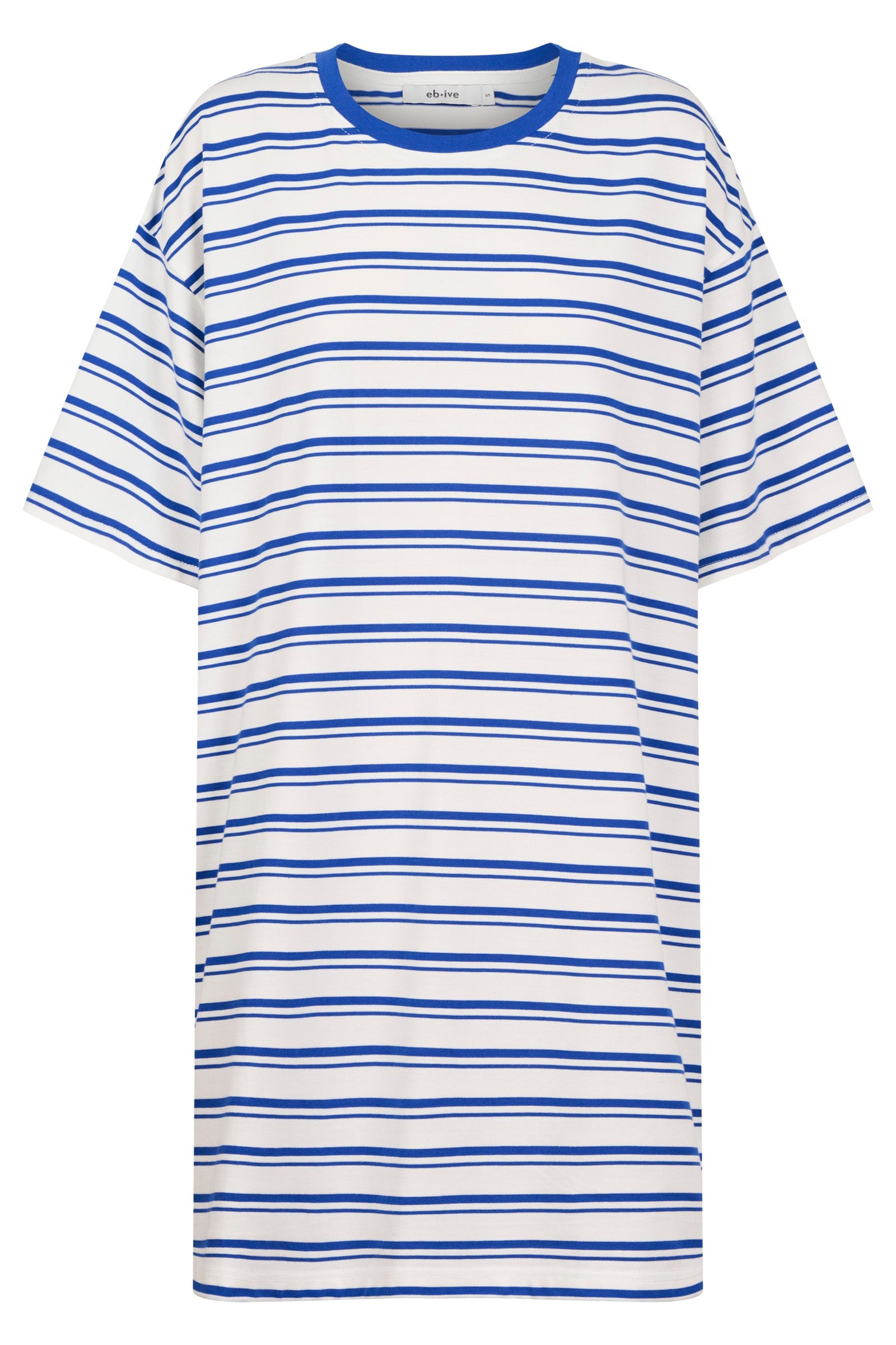 Paloma Striped Dress - Azure / White