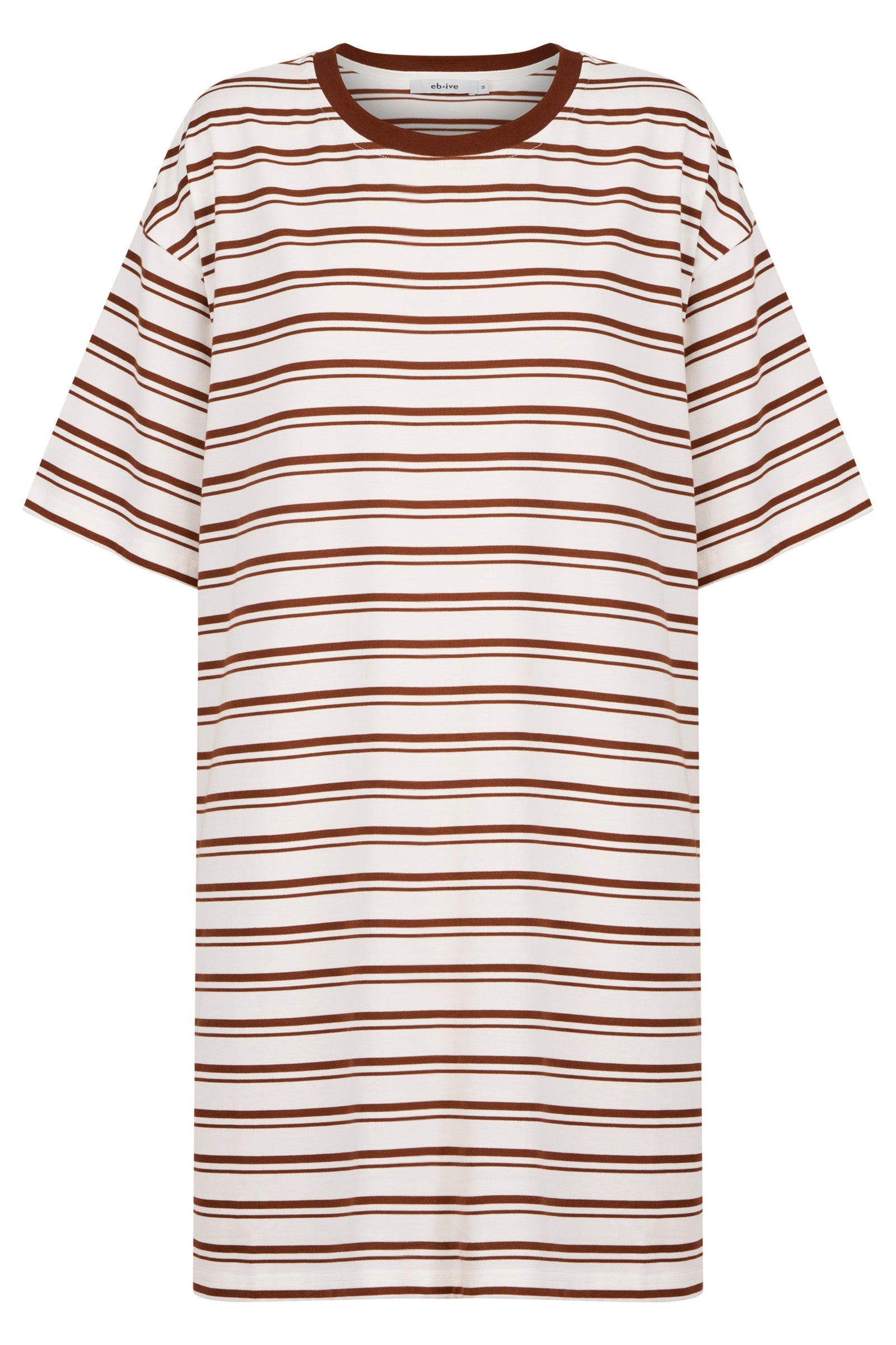 Paloma Striped Dress - Dune / White
