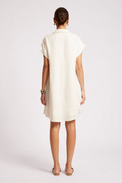 Maris Shirt Dress - White