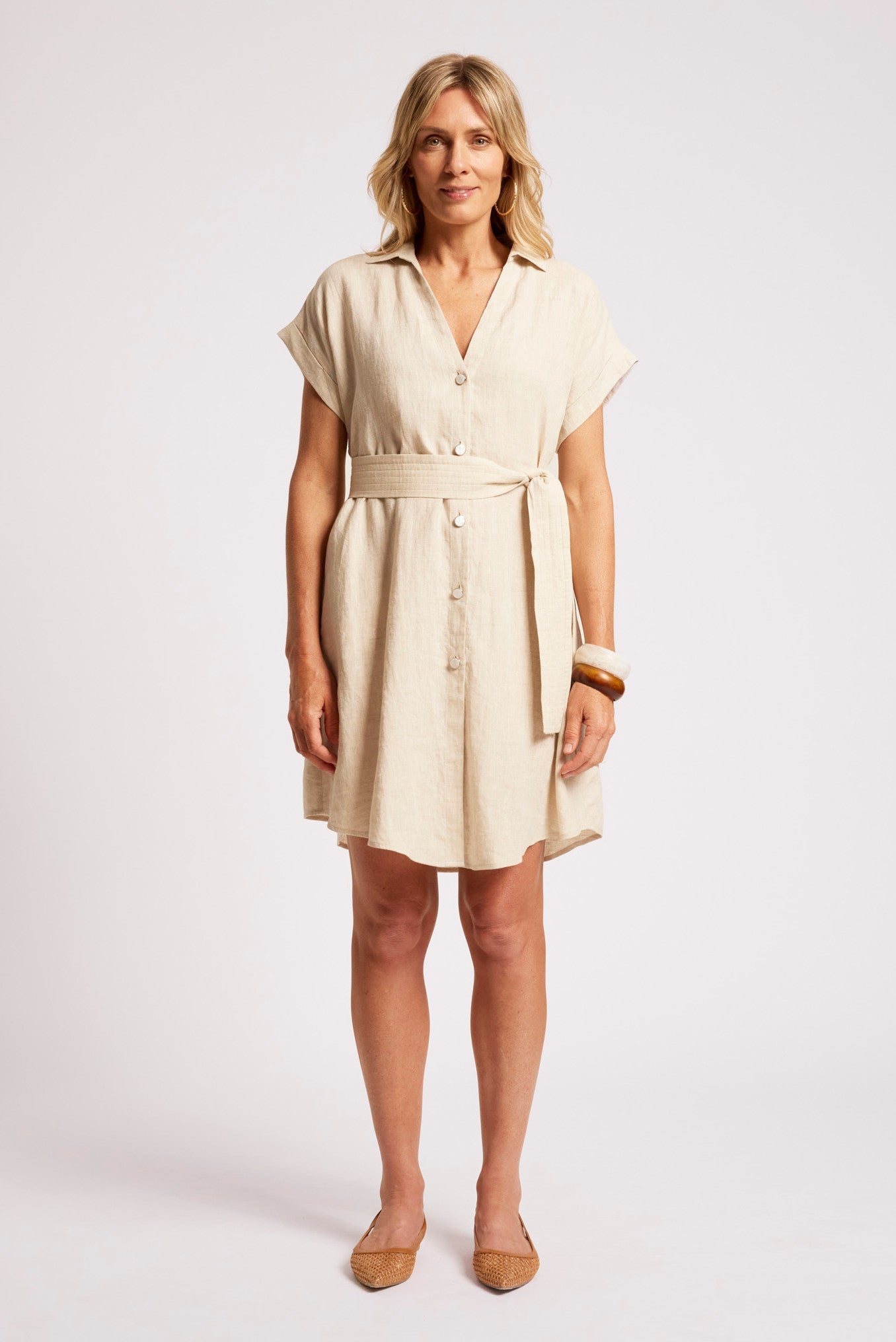 Maris Shirt Dress - Tusk