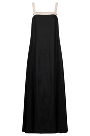 Maris Splice Tank Maxi Dress - Black / Tusk