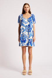 Gaia Dress - Azure