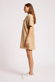 Dusk Denim Shirt Dress - Dune