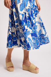 Gaia Tank Maxi Dress - Azure