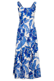 Gaia Tank Maxi Dress - Azure