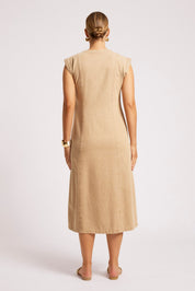Dusk Denim Maxi Dress - Dune