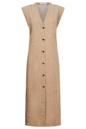 Dusk Denim Maxi Dress - Dune