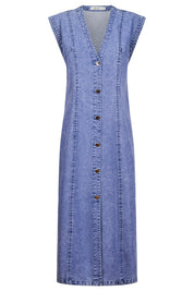 Dusk Denim Maxi Dress - Denim