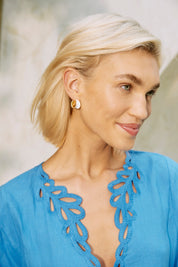 Coast Cuff Earring - White
