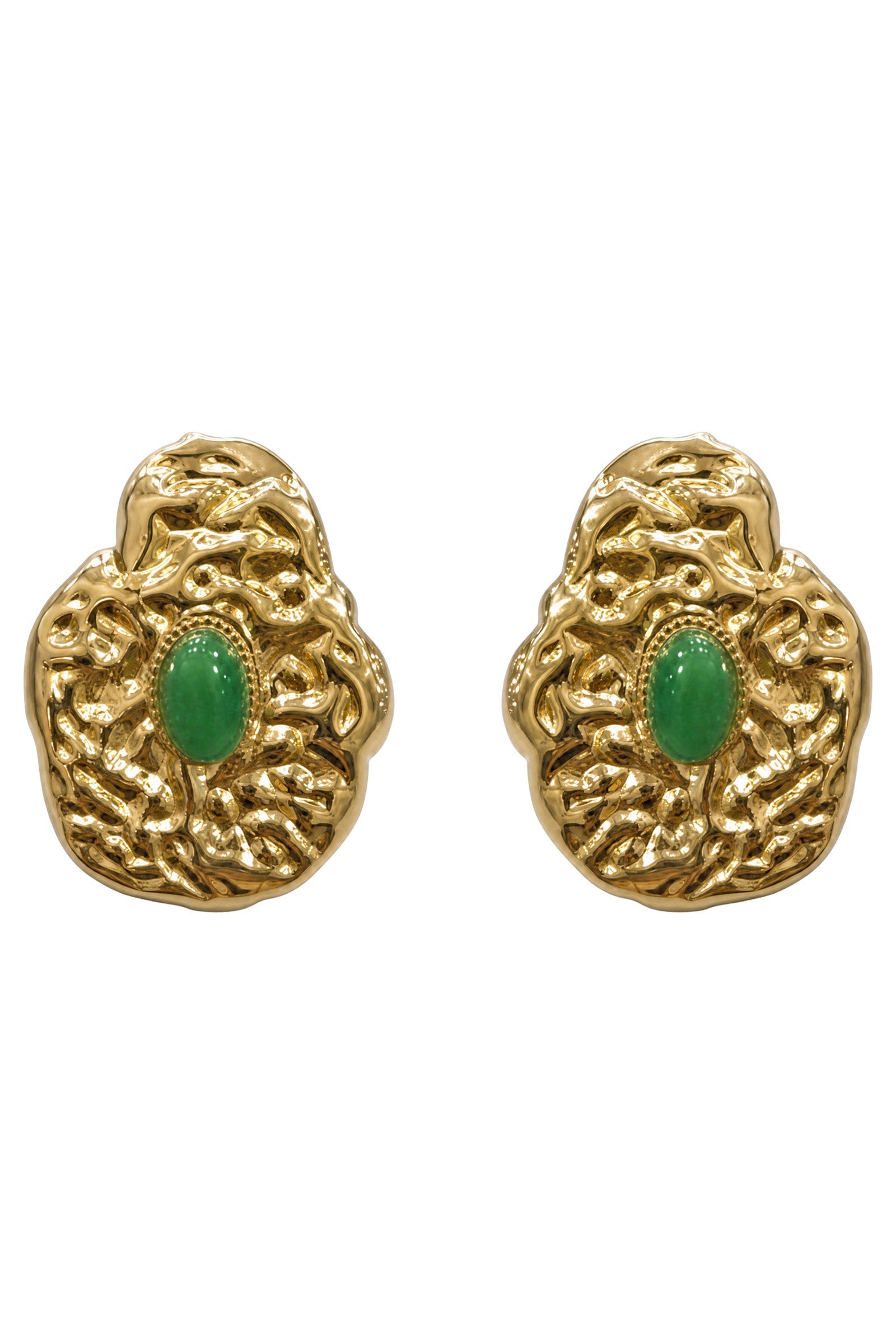 Paloma Earring - Gold / Green