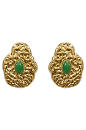 Paloma Earring - Gold / Green