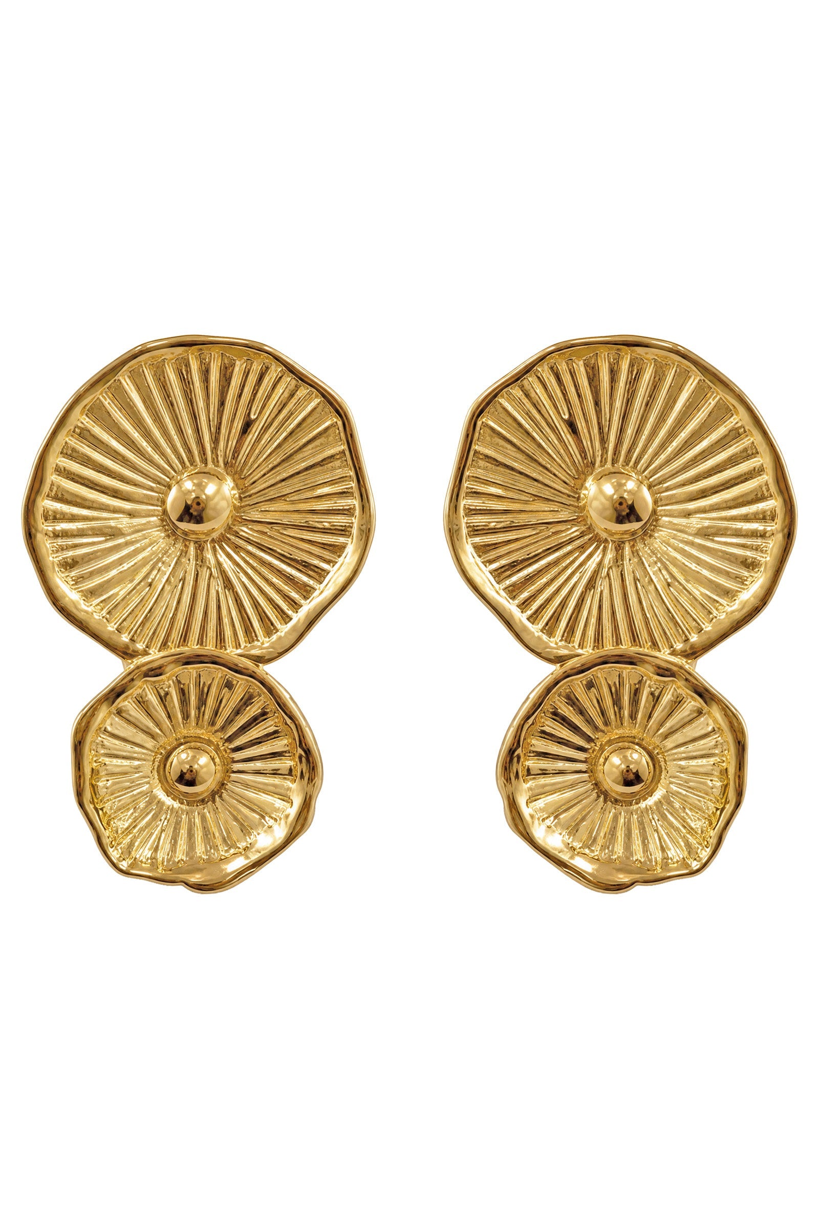 Seaside Earring - Gold Urchin