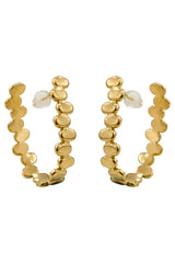 Seaside Earring - Gold Hoop