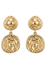 Dusk Earring - Gold Coin