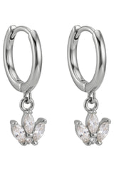 Heritage Earring - Leaf Silver