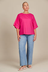 Remi Top - Raspberry