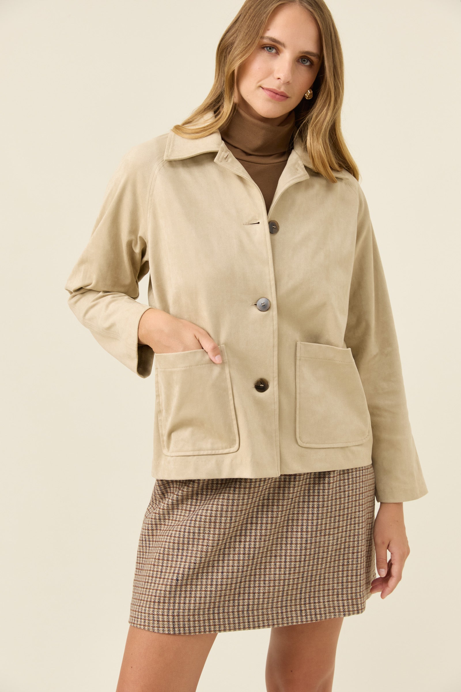 Lennon Jacket - Stone