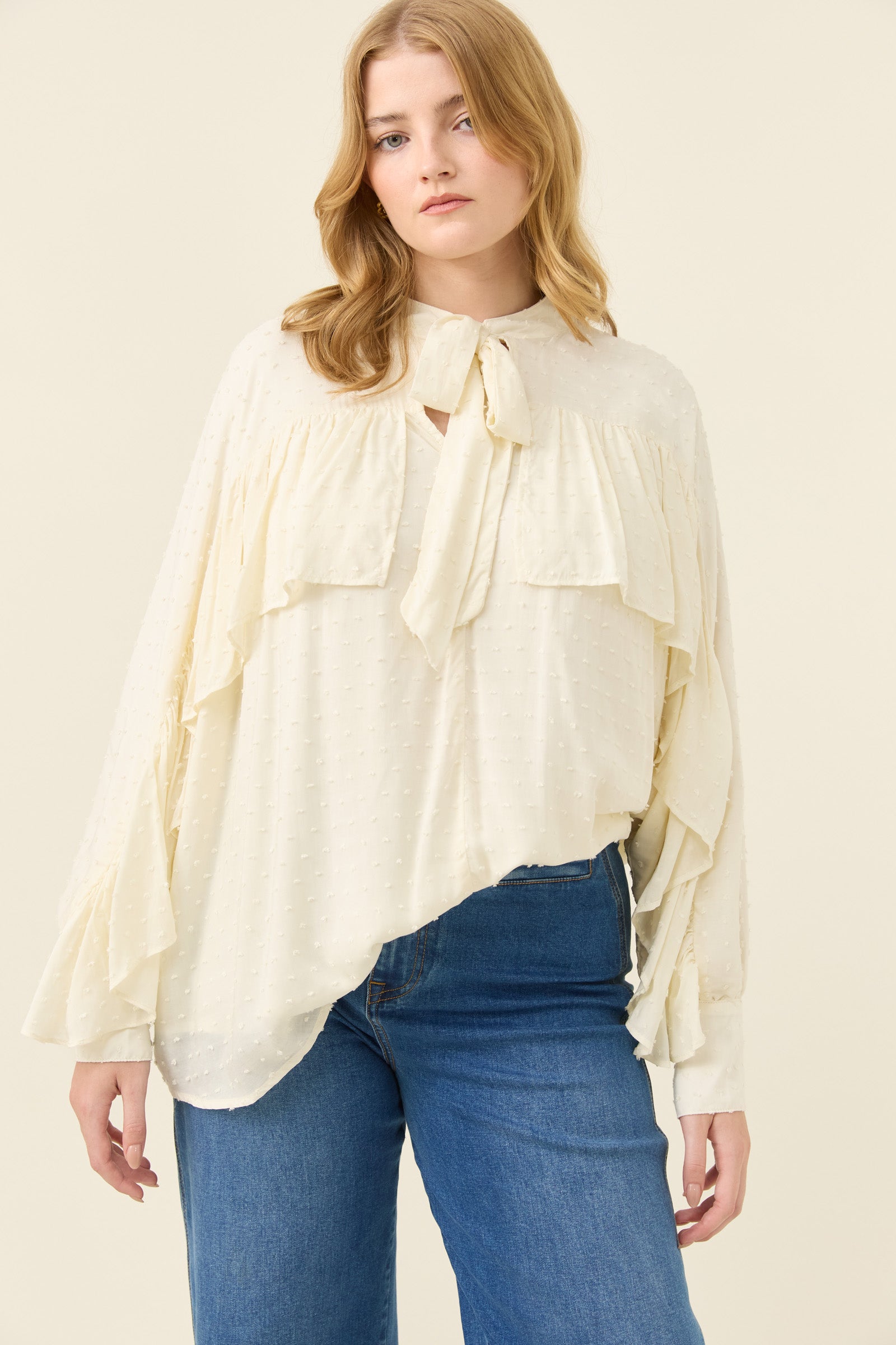Della Blouse - Ivory