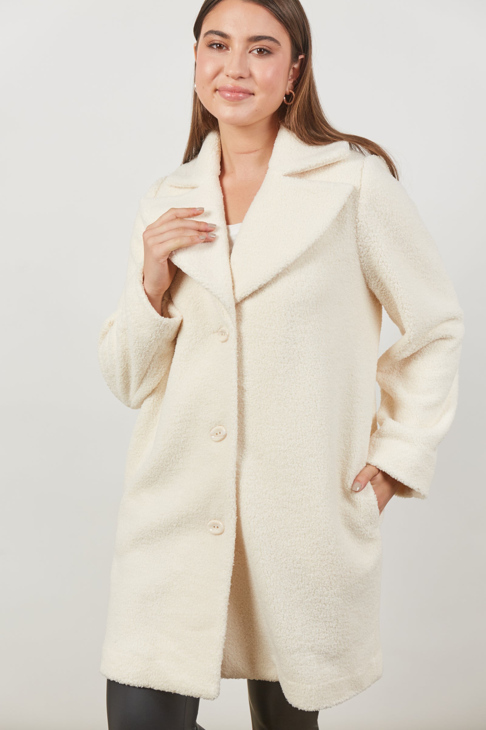 Allure Coat - Creme