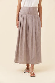 Lyndell Maxi Skirt - Taupe
