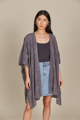 Fleur Cape - Graphite