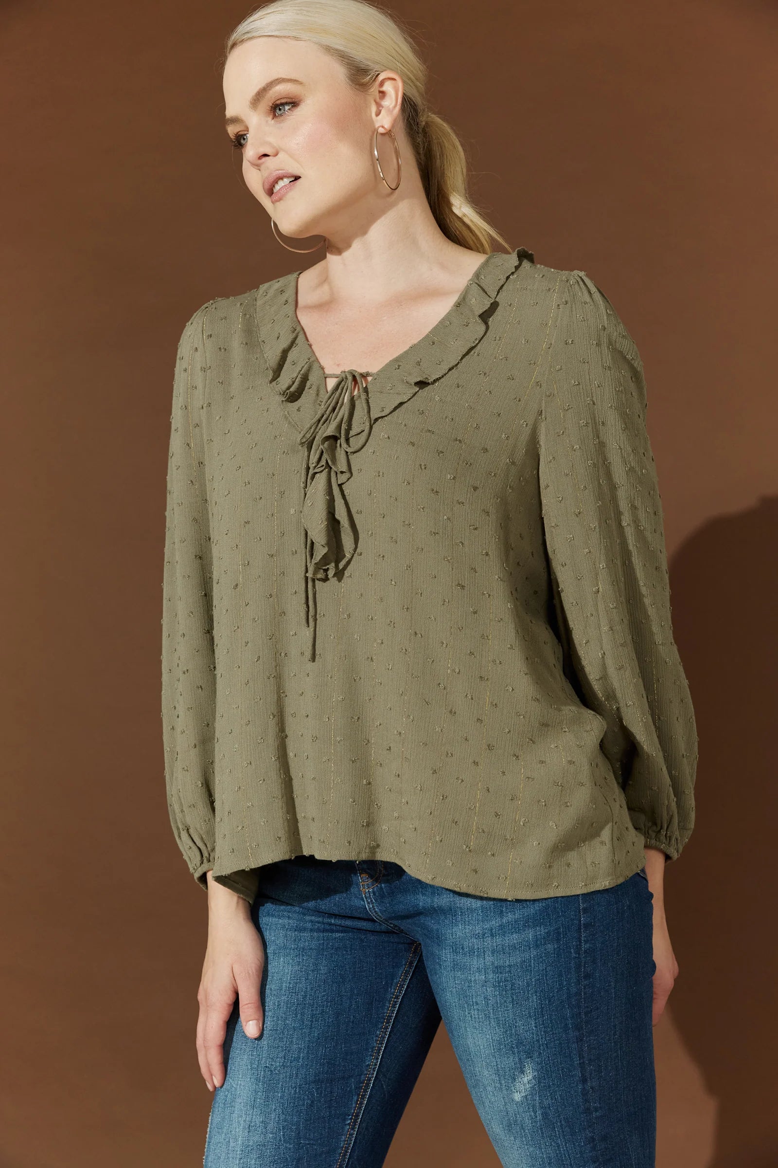 Ethereal Blouse - Moss