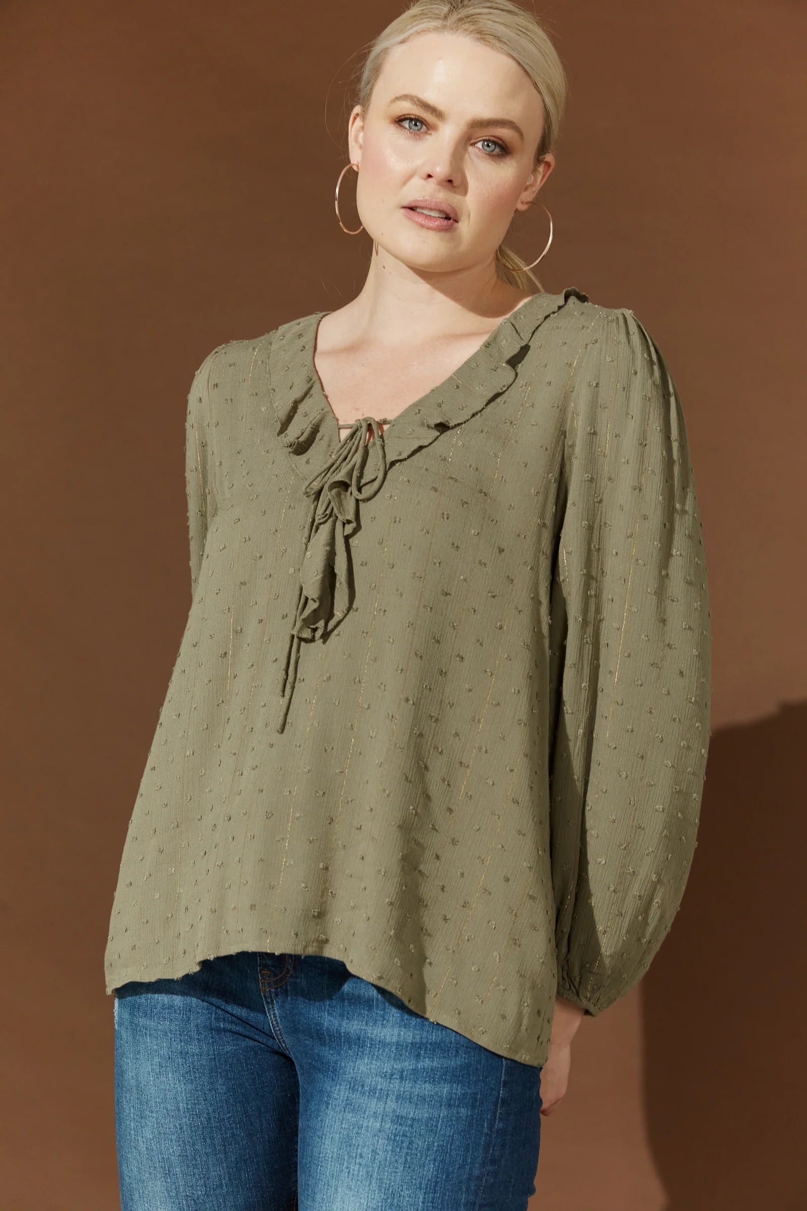 Ethereal Blouse - Moss