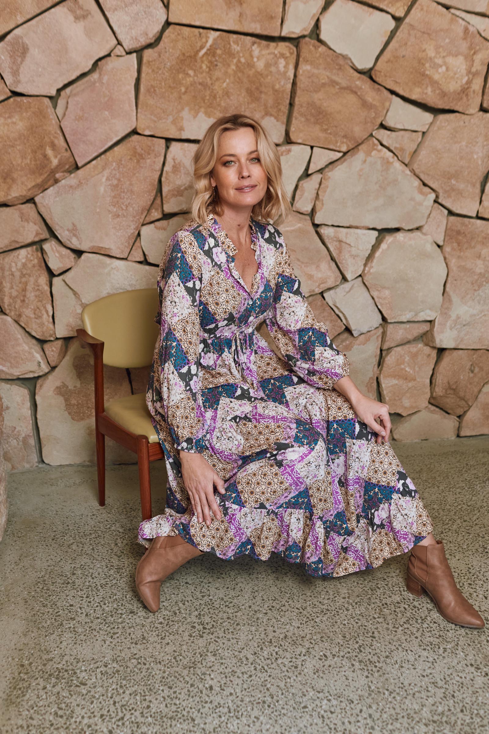 Coppola Maxi Dress - Violet Muse