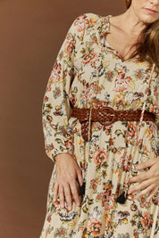 Flourish Maxi Dress - Fawn