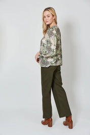 Coppola V Blouse - Evergreen Muse