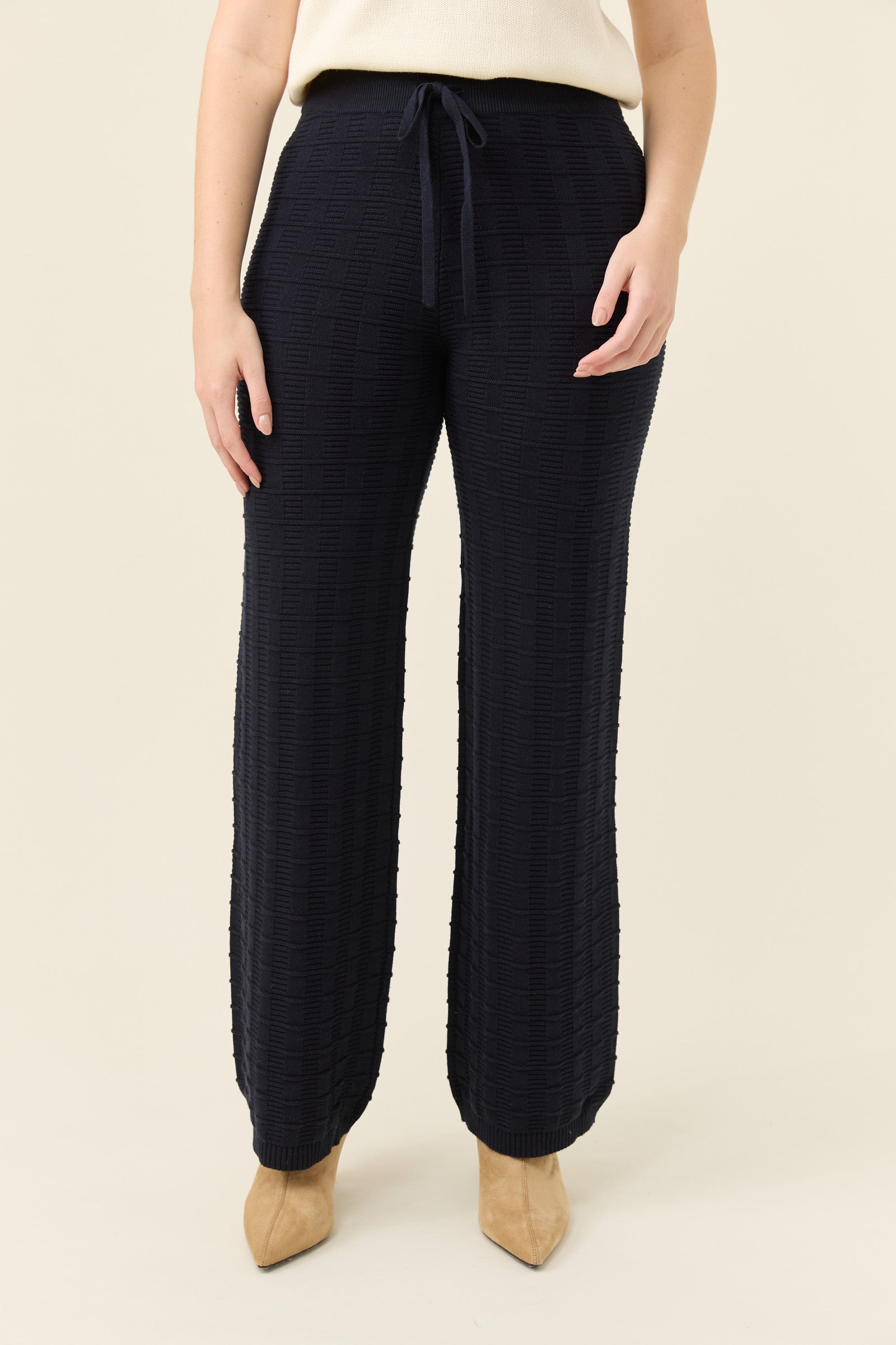 Sadie Knit Pant - Navy