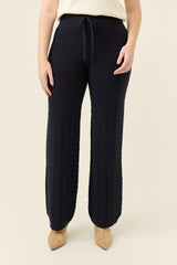 Sadie Knit Pant - Navy