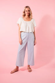Flora Crop Top - Lotus
