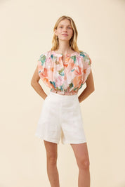 Rosa Reversible Crop Top - Floral