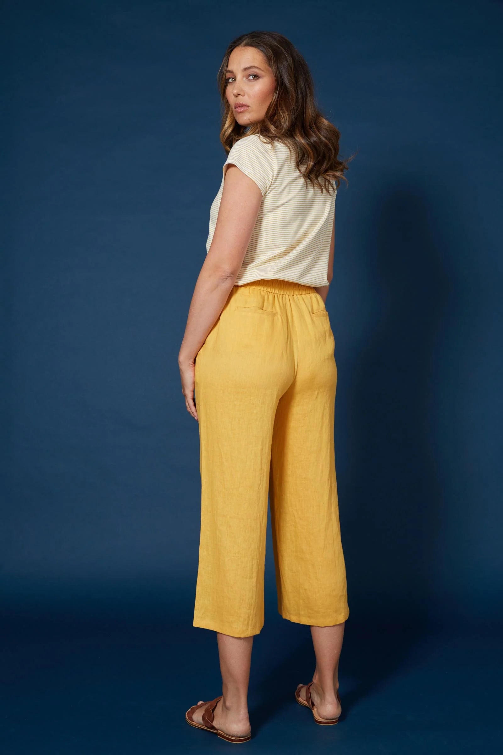 Antillia Crop Pant - Marigold