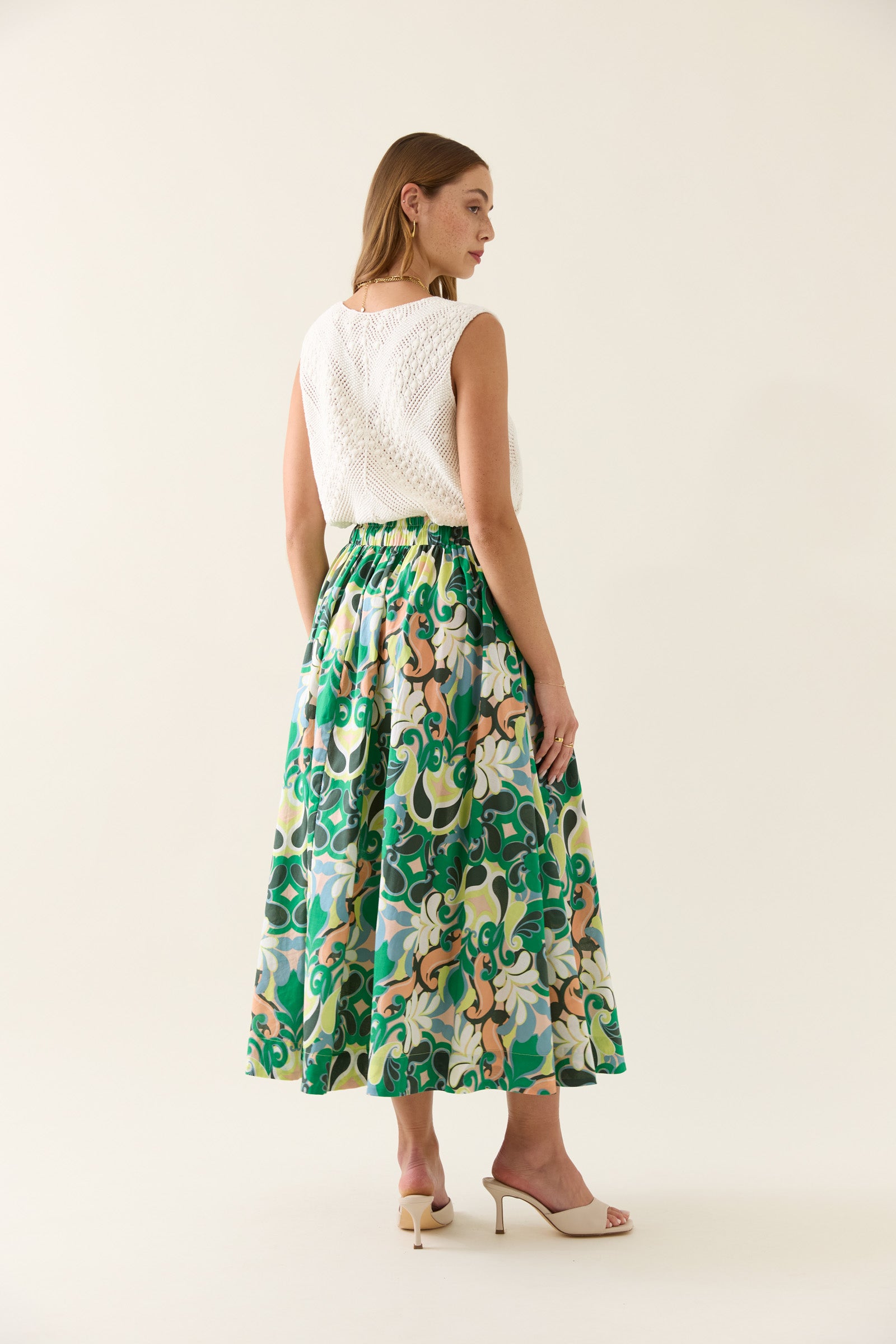 Aurora Maxi Skirt - Paisley