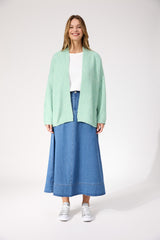 Ottawa Crop Cardigan - Mint