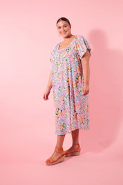 Flora Dress - Salt Hydrangea