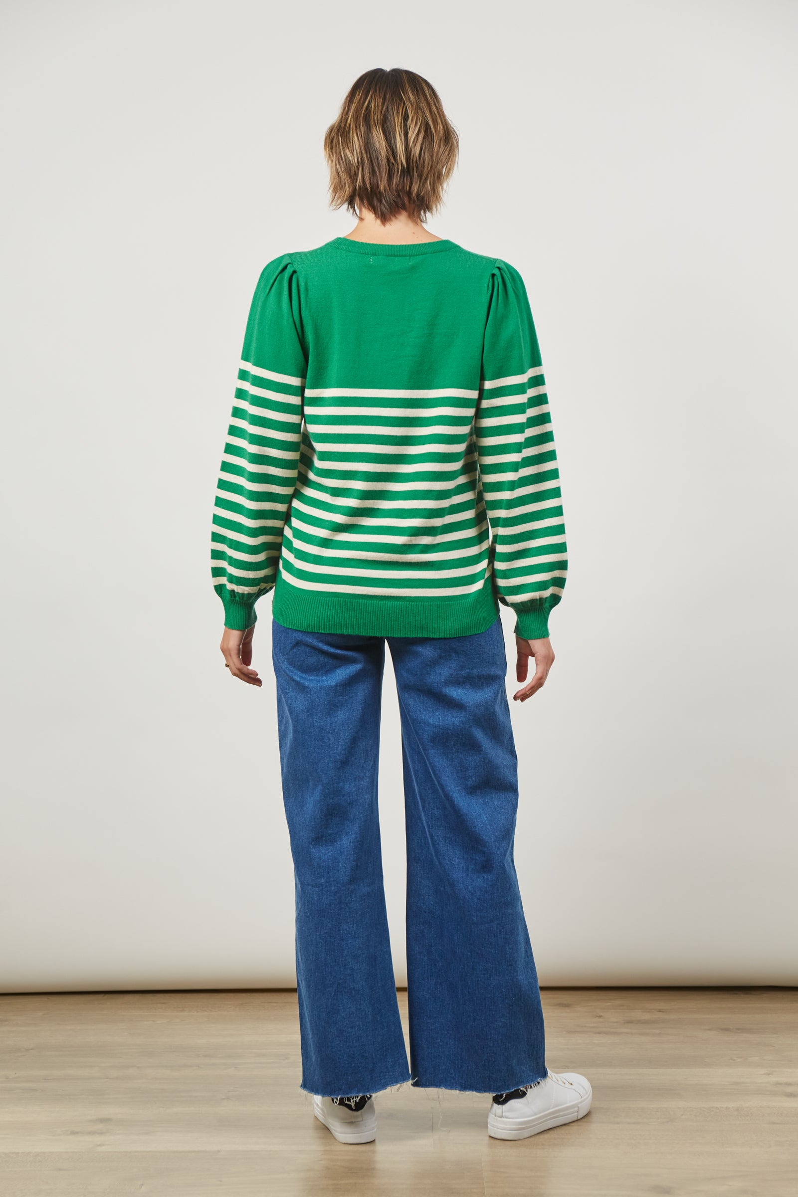 Cosmo Stripe Jumper - Meadow