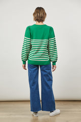 Cosmo Stripe Jumper - Meadow