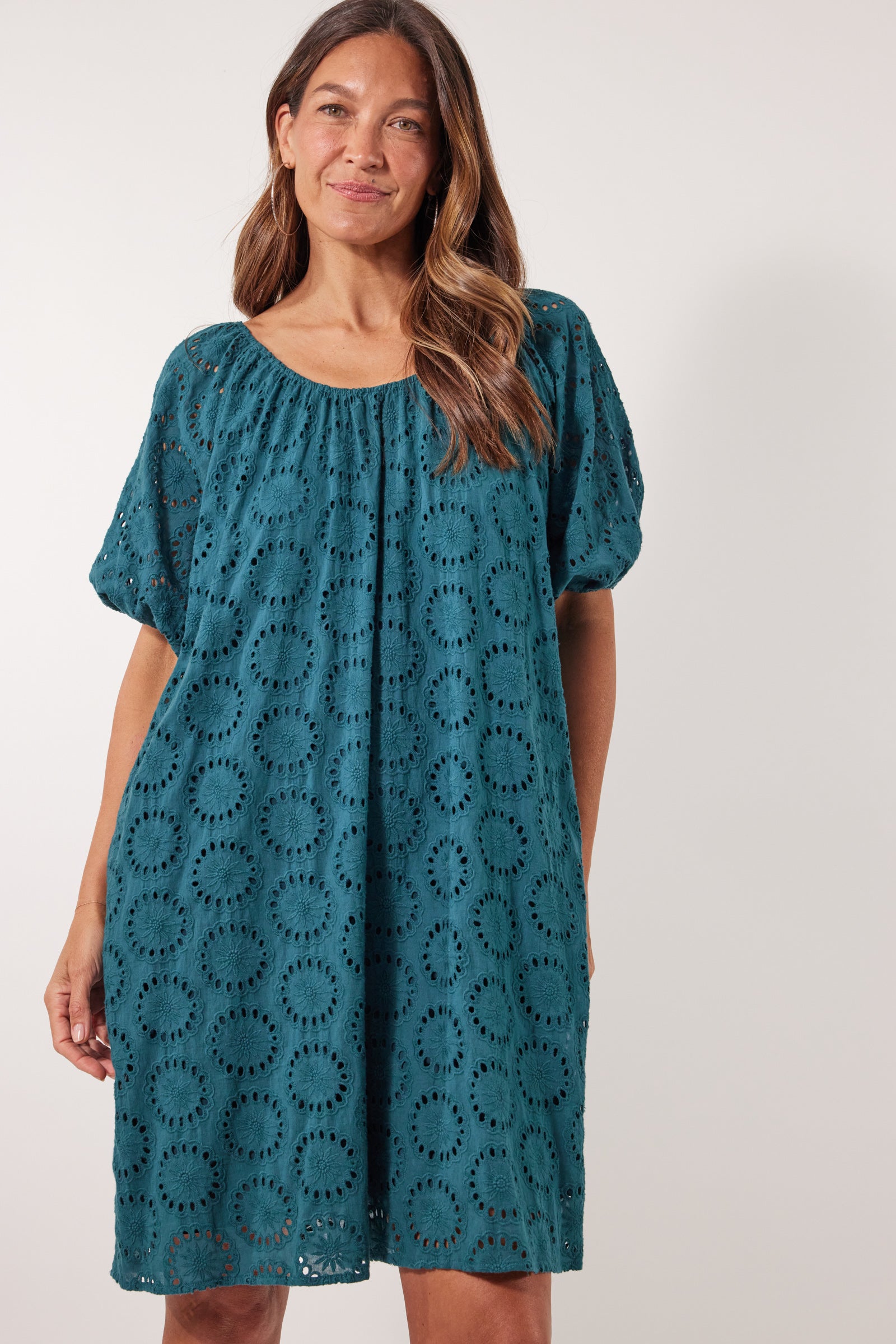 Parterre Dress - Teal