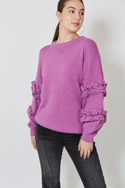 Garland Ruffle Jumper - Lilac