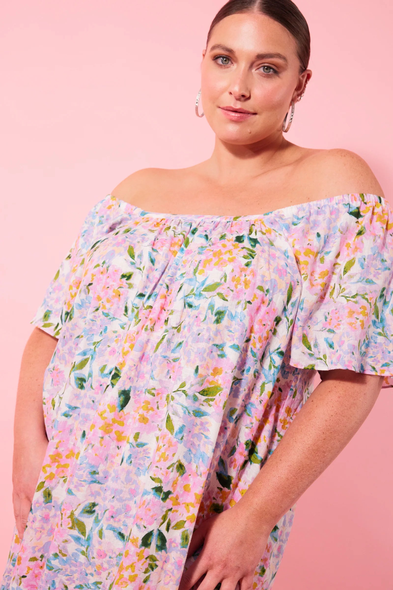 Flora Dress - Salt Hydrangea
