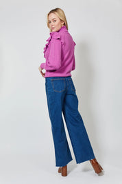 Romy Ruffle Knit - Orchid