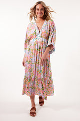 Botanical Relax Dress - Sunset Hydrangea