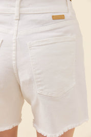 Duke Denim Shorts - Salt