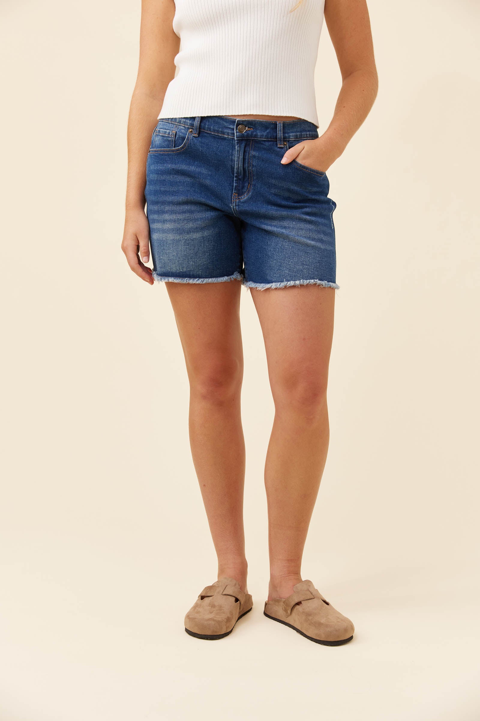 Duke Denim Shorts - Denim