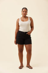 Duke Denim Shorts - Black