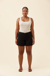 Duke Denim Shorts - Black
